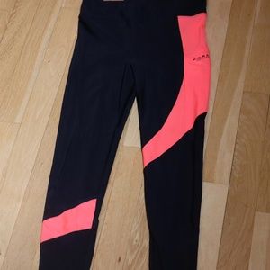 Black And Pink Koral Leggings